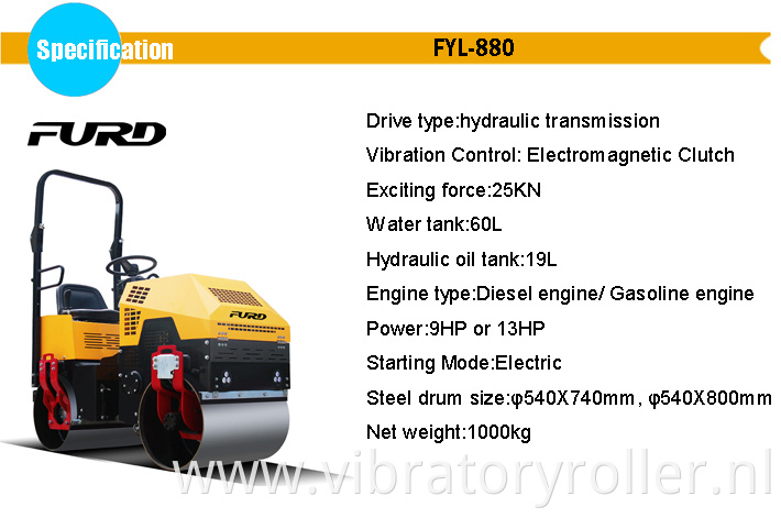 Mini Vibratory Road Roller Machine